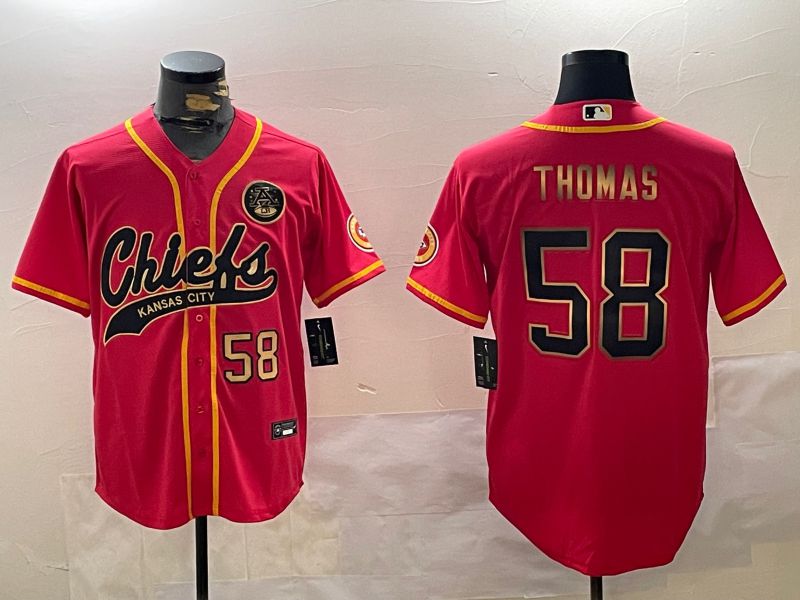 Men Kansas City Chiefs #58 Thomas Red Joint Name 2024 Nike Limited NFL Jersey style 2->kansas city chiefs->NFL Jersey